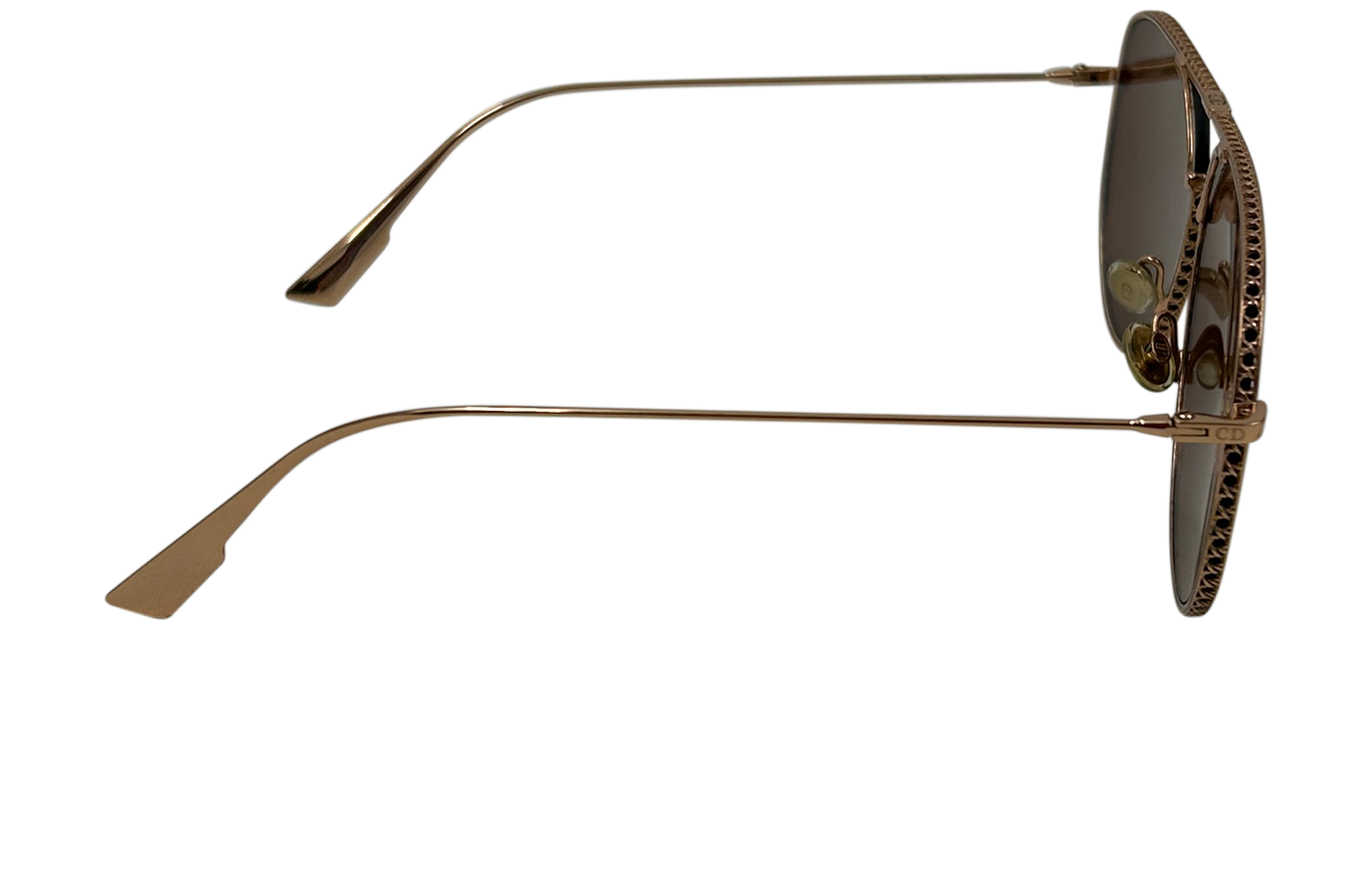 Christian Dior Gafas de Sol Pilot, 100&euro;, Accesorios, Morado/Rosa, Metal - Dorado, Vista lateral